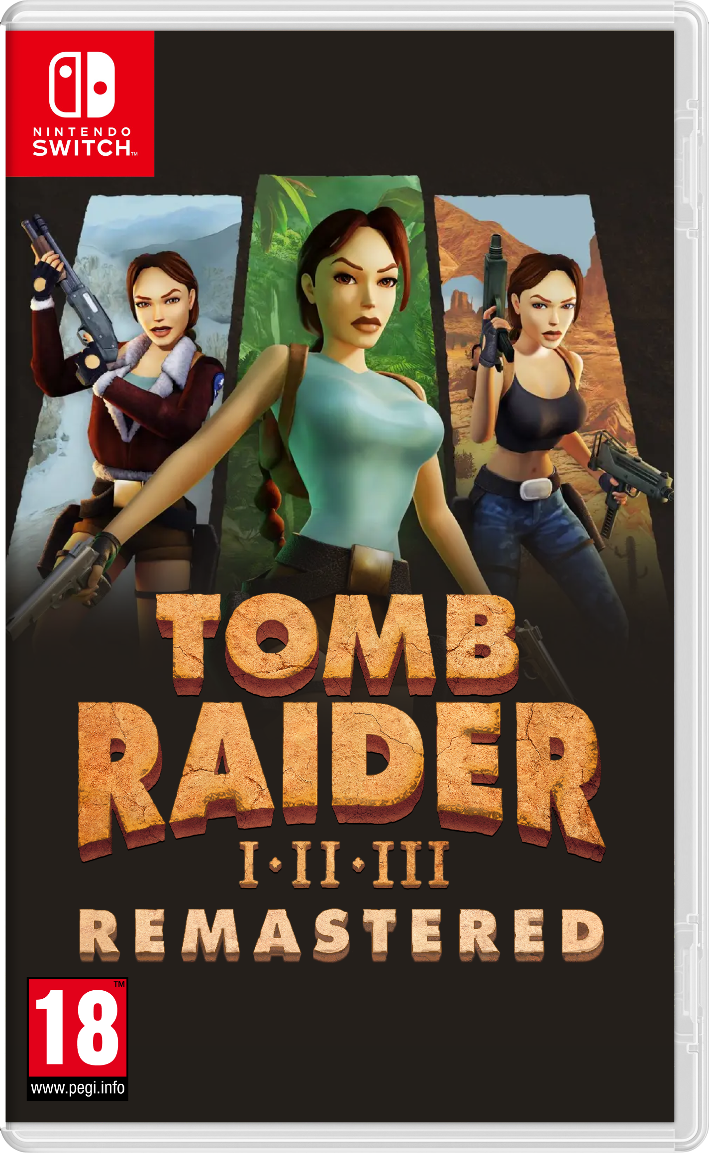 Tomb Raider I-III Remastered - Box Art - Image